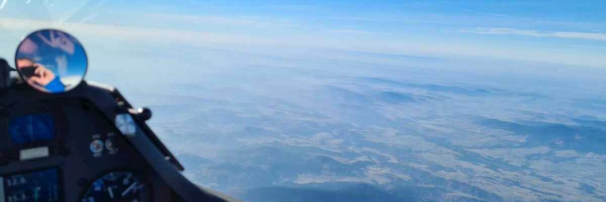 Flugwegposition um 09:50:56: Aufgenommen in der Nähe von Okres Jeseník, Tschechien in 4602 Meter